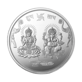 Ganesh Lakshmi Silver Coin