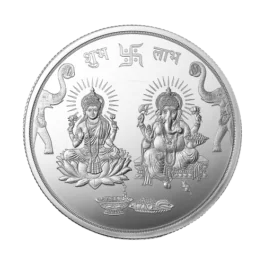 Ganesh Lakshmi Silver Coin