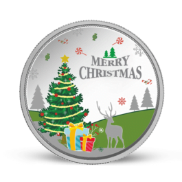 Merry Christmas 20 gm Silver Coin