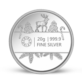 Merry Christmas 20 gm Silver Coin