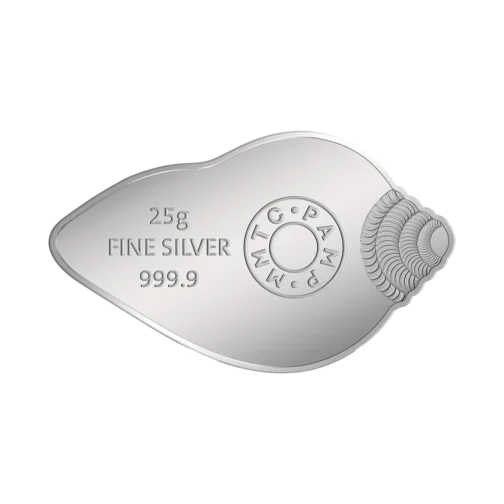 50 Gram Silver Coin - Lakshmi Ganesh Shankh Shape - Image 4