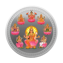 Ashta Lakshmi 50 gm Silver Coin