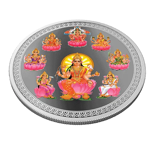 Ashta Lakshmi 50 gm Silver Coin - Image 3
