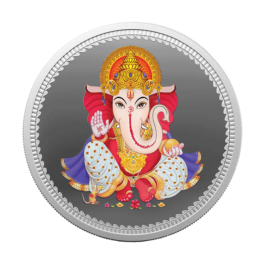 Lord Ganesha 50 gm Silver Coin